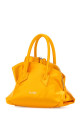 Yellow satin mini La Passeggiata handbag THE ATTICO (260WAH00063PCA001AA)