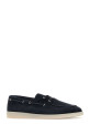 Navy blue suede loafers Blue PRADA (2EG503FG001103)