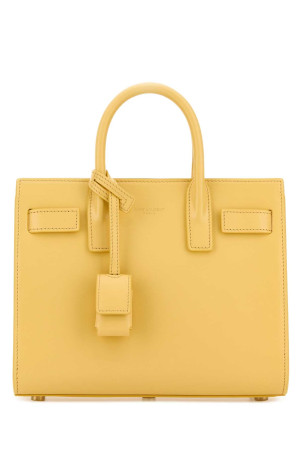 Yellow leather nano Sac De Jour handbag SAINT LAURENT (39203502G9W)