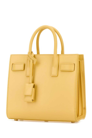 Yellow leather nano Sac De Jour handbag SAINT LAURENT (39203502G9W)