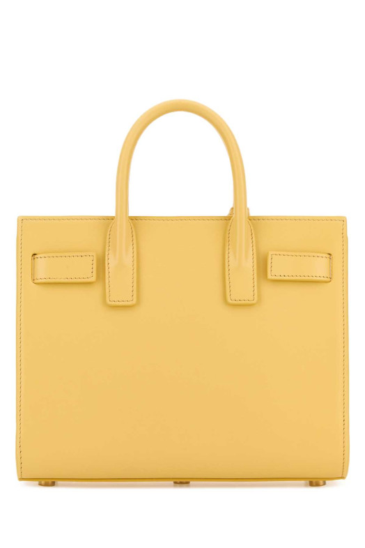Yellow leather nano Sac De Jour handbag SAINT LAURENT (39203502G9W)