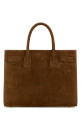 Brown suede Sac De Jour handbag SAINT LAURENT (4218591U80W)