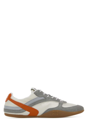 Multicolor tech fabric and suede Gymnasium sneakers MIU MIU (5E428EFA00571L)