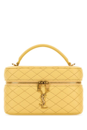 Yellow nappa leather Vanity Gaby handbag SAINT LAURENT (7667311EL07)