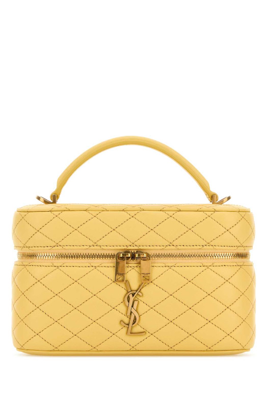 Yellow nappa leather Vanity Gaby handbag SAINT LAURENT (7667311EL07)