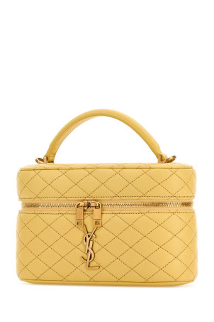Yellow nappa leather Vanity Gaby handbag SAINT LAURENT (7667311EL07)