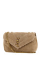 Beige suede small LouLou shoulder bag SAINT LAURENT (801437AAEY6)