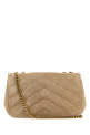 Beige suede small LouLou shoulder bag SAINT LAURENT (801437AAEY6)