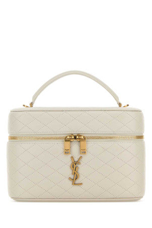 Chalk leather large Vanity Gaby handbag SAINT LAURENT (8515721EL07)