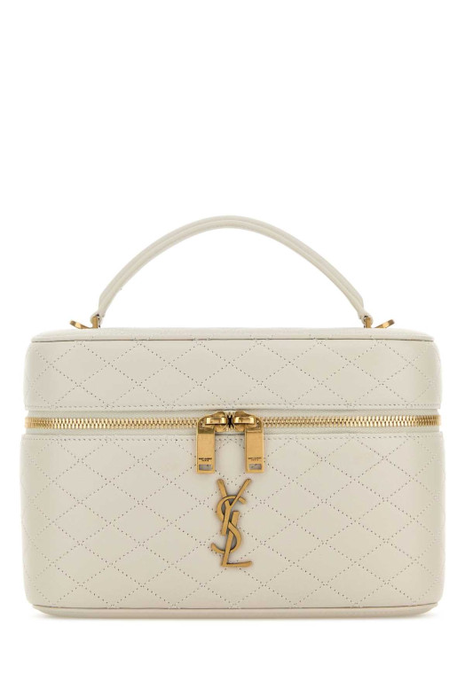 Chalk leather large Vanity Gaby handbag SAINT LAURENT (8515721EL07)