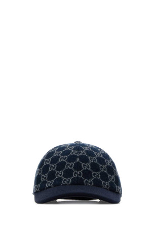 Embroidered wool baseball cap GUCCI (8527204HBIC)