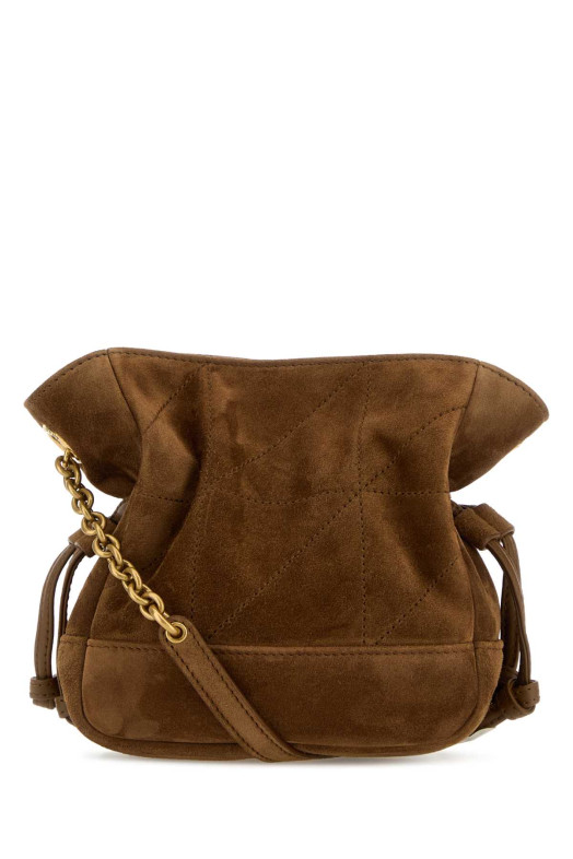 Brown suede mini Jamie bucket bag SAINT LAURENT (8591741U8P7)