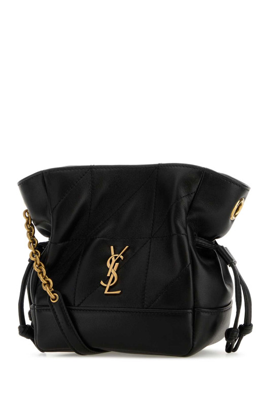 Black leather mini Jamie bucket bag Black SAINT LAURENT (859174AAB32)