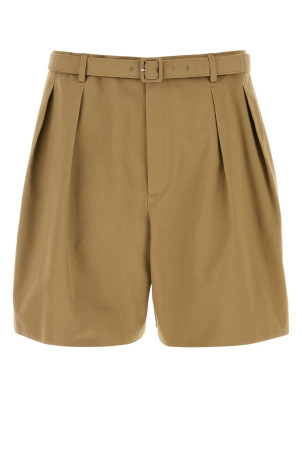 Beige drill bermuda shorts SAINT LAURENT (860929Y7I14)