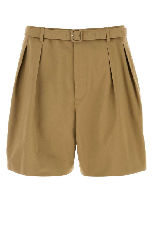 Beige drill bermuda shorts SAINT LAURENT (860929Y7I14)