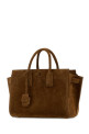 Brown suede  Sac De Jour handbag SAINT LAURENT (8612311U80W)