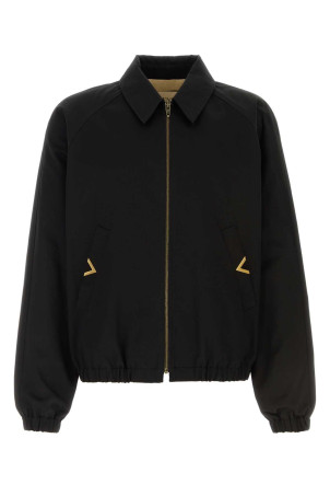 Black cotton jacket Black VALENTINO GARAVANI (8V0CIP79BFB)