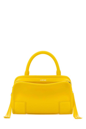 Yellow leather mini Amazona handbag LOEWE (A039AS4X01)