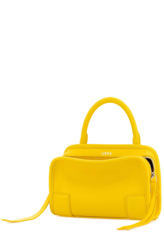 Yellow leather mini Amazona handbag LOEWE (A039AS4X01)