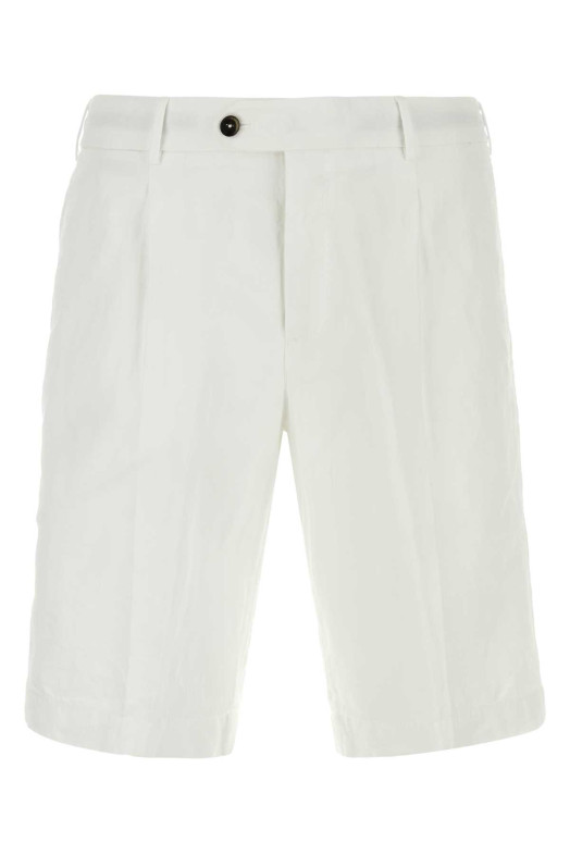 White lyocell blend bermuda shorts PT TORINO (CBBTJKZA0CL1SD61)