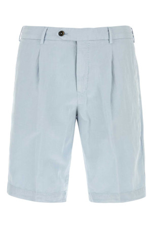 Pastel light-blue lyocell blend bermuda shorts PT TORINO (CBBTJKZA0CL1SD61)