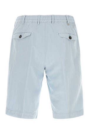 Pastel light-blue lyocell blend bermuda shorts PT TORINO (CBBTJKZA0CL1SD61)