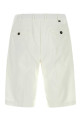 White stretch corduroy bermuda shorts PT TORINO (CBBTJKZA0CL1VT97)