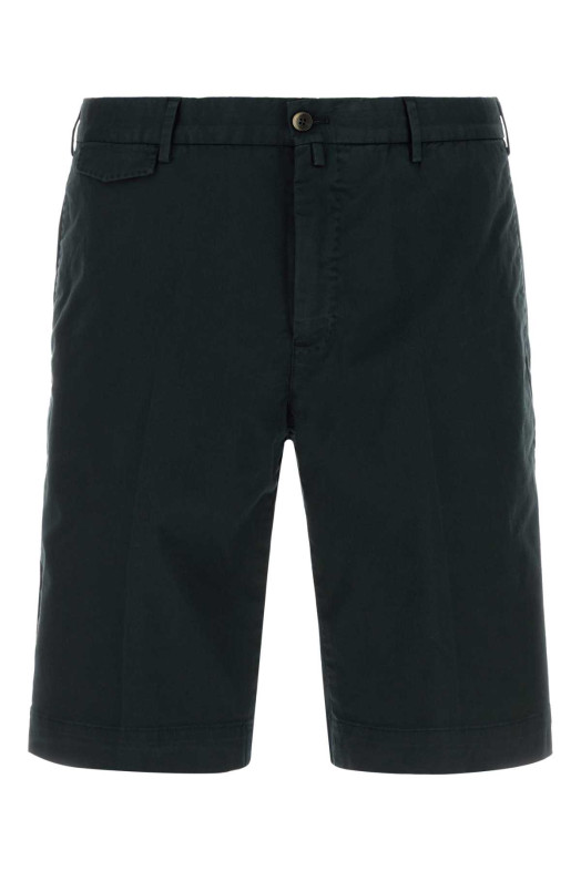 Black stretch cotton bermuda shorts PT TORINO (CBBTKCZ00CL1PU42)