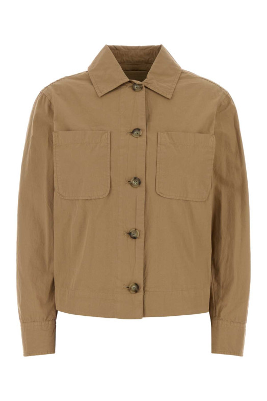 Camel cotton shirt WOOLRICH (CFWWOS2019FRUT4132)