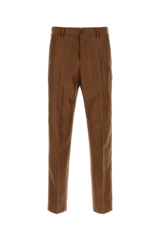 Brown wool blend Michael pant PT TORINO (COASJDB00REWSD81)