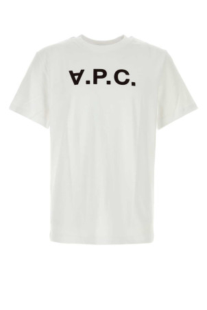 White cotton t-shirt A.P.C. (COHMBM26384)