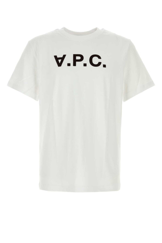 White cotton t-shirt A.P.C. (COHMBM26384)