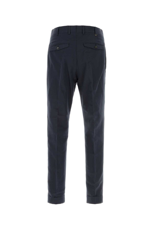 Navy blue linen blend pant PT TORINO (CORSZAZ40FWDPU38)