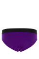 Purple stretch nylon swimming brief Blue DSQUARED (D7B356550)