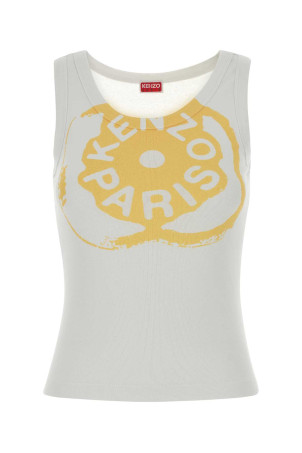 White stretch cotton tank top KENZO (FG52TO2004SJ)