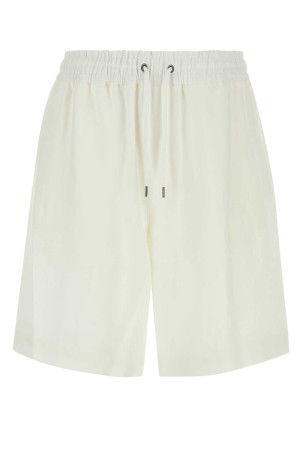 White linen bermuda shorts GIORGIO ARMANI (GM001626TE10954)