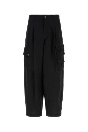 Black viscose blend cargo pant GIORGIO ARMANI (GM003419TE10088)
