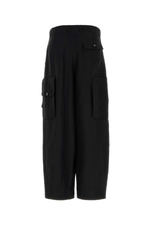 Black viscose blend cargo pant GIORGIO ARMANI (GM003419TE10088)