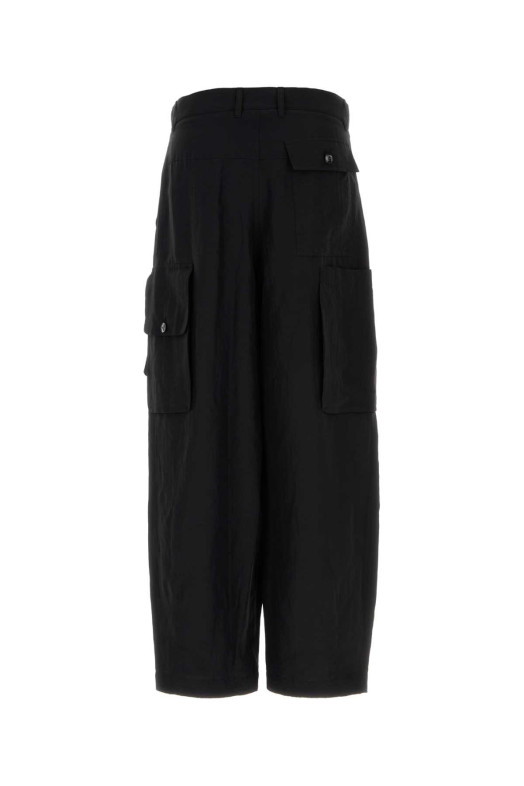 Black viscose blend cargo pant GIORGIO ARMANI (GM003419TE10088)