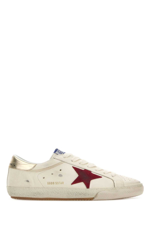 White leather Super Star sneakers GOLDEN GOOSE DELUXE BRAND (GMF01003F008137)