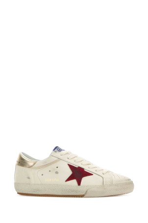 White leather Super Star sneakers GOLDEN GOOSE DELUXE BRAND (GMF01003F008137)
