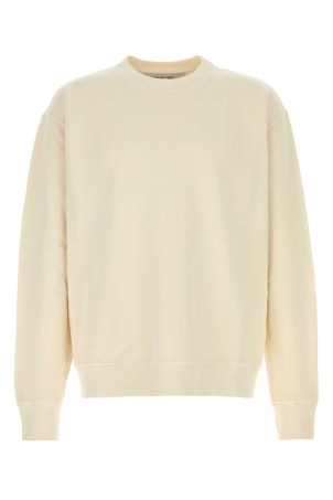 Ivory cotton oversize sweatshirt GOLDEN GOOSE DELUXE BRAND (GUP01872P001579)