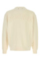 Ivory cotton oversize sweatshirt GOLDEN GOOSE DELUXE BRAND (GUP01872P001579)