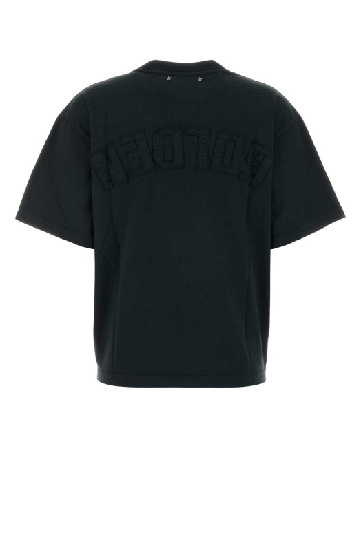Midnight blue cotton t-shirt GOLDEN GOOSE DELUXE BRAND (GWP01874P001576)
