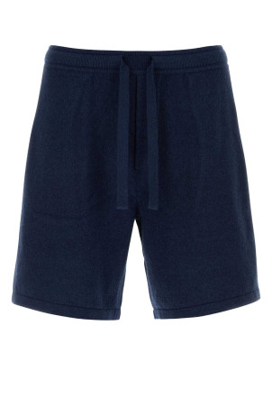 Navy blue cotton blend bermuda shorts DOLCE & GABBANA (GXU31ZJGMGX)