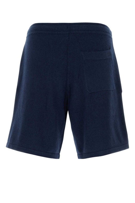 Navy blue cotton blend bermuda shorts DOLCE & GABBANA (GXU31ZJGMGX)