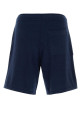 Navy blue cotton blend bermuda shorts DOLCE & GABBANA (GXU31ZJGMGX)