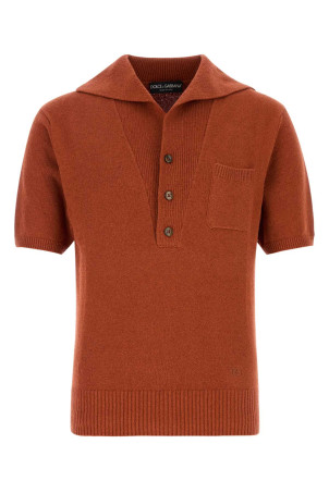 Break cotton blend polo shirt DOLCE & GABBANA (GXZBIZJGMGX)
