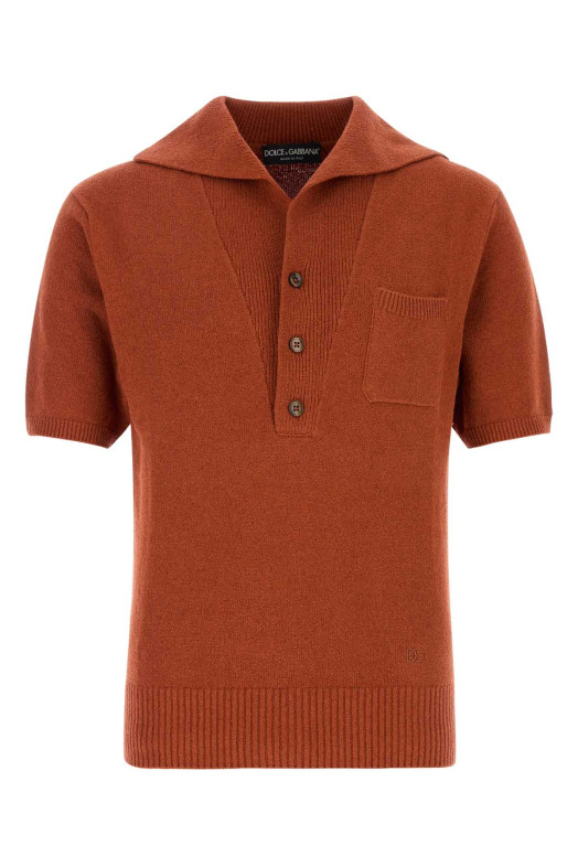 Break cotton blend polo shirt DOLCE & GABBANA (GXZBIZJGMGX)