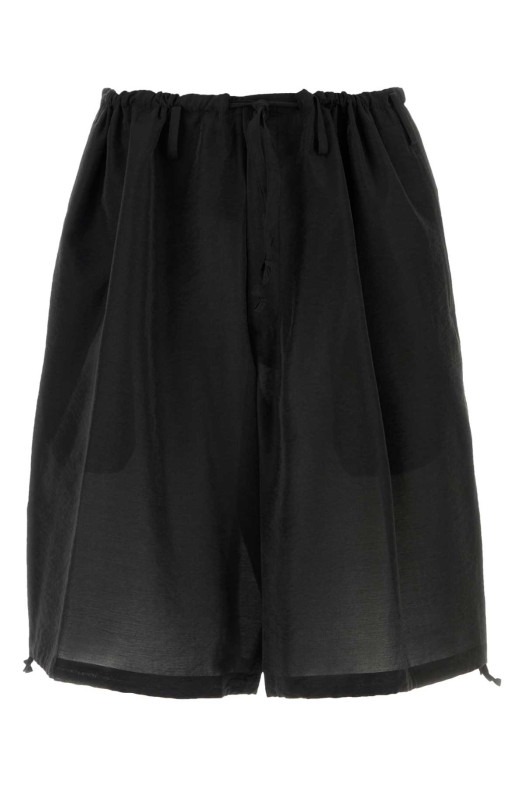 Black jersey bermuda shorts Black YOHJI YAMAMOTO (HKP27219)
